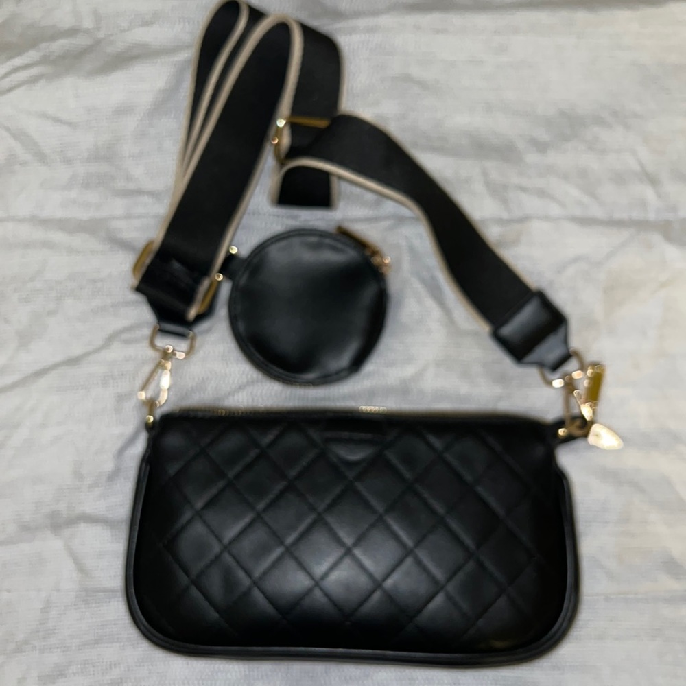 Black crossbody bag